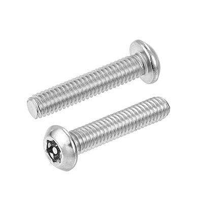 トルクスセキュリティ小ネジ なべ頭ねじ 柱内部 M4x20mm 304ステンレス鋼 ファスナーボルト 20個入り